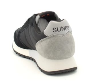 SUN68 – Scarpe Uomo Jaki Solid Nero con Grigio