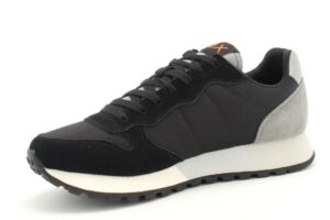 SUN68 – Scarpe Uomo Jaki Solid Nero con Grigio