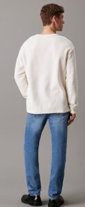 CALVIN KLEIN JEANS – Jeans Uomo Authentic Straight Denim Medium
