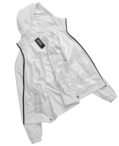 BOMBOOGIE – Giubbino Uomo Giacca Packable Antipioggia Bianco
