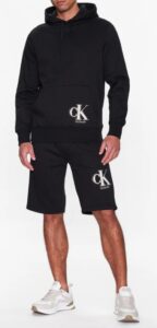 CALVIN KLEIN JEANS – Pantaloncini Uomo Sportivi Regular Nero
