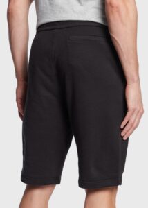 CALVIN KLEIN JEANS – Pantaloncini Uomo Sportivi Regular con Logo Piccolo Nero