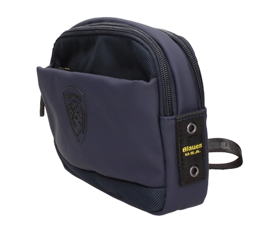 BLAUER – Pochette Uomo Thom in Tessuto Blu Navy