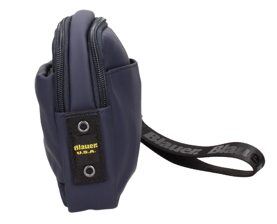 BLAUER – Pochette Uomo Thom in Tessuto Blu Navy