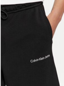 CALVIN KLEIN JEANS – Pantaloncini Uomo Sportivi Institutional Nero
