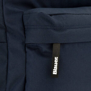 BLAUER – Zaino Uomo con Maxi Logo Blu Navy
