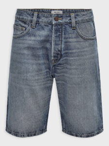 ONLY&SONS – Pantaloncino Uomo di Jeans Onsavi Medium Blue Denim