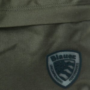 BLAUER – Zaino Uomo con Maxi Logo Verde Militare